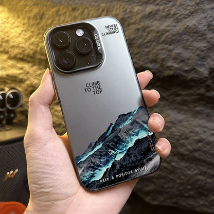 Snow Mountain Mirror Case iphone 14 - 17 pro max