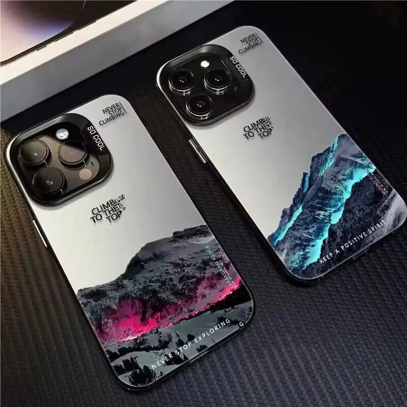 Snow Mountain Mirror Case iphone 14 - 17 pro max