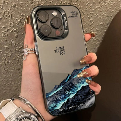 Snow Mountain Mirror Case iphone 11 - 14 pro max