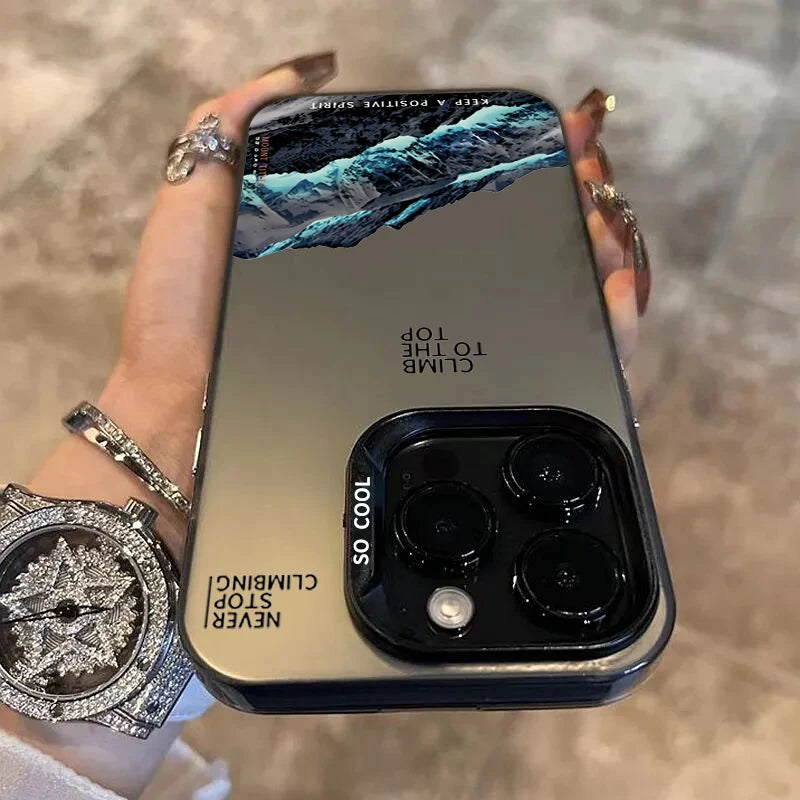 Snow Mountain Mirror Case iphone 14 - 17 pro max