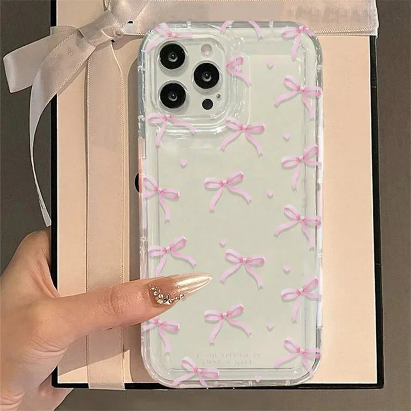 Pink Bow iPhone Case
