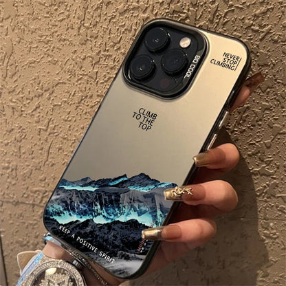 Snow Mountain Mirror Case iphone 11 - 14 pro max