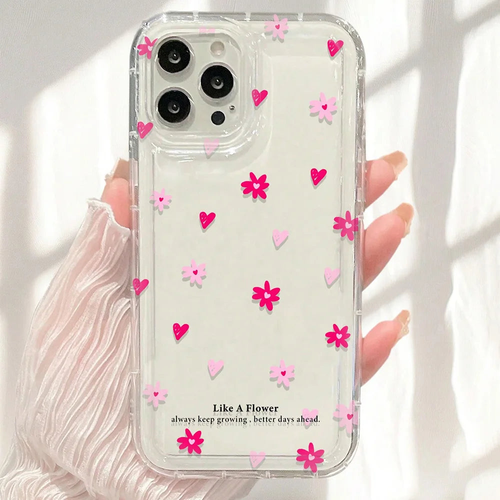 Lovely Pink Flower Case